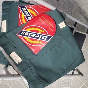 Two pair of green Dickies 28X34 NWT